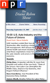 Philip Dine on NPR's Diane Rehm Show